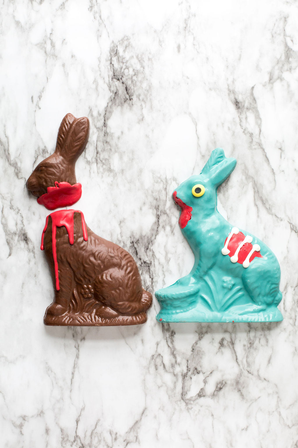 Easter Chocolate Zombie + Victim Bunny Set - 2 Pack by Sugar Plum |  Goldbelly